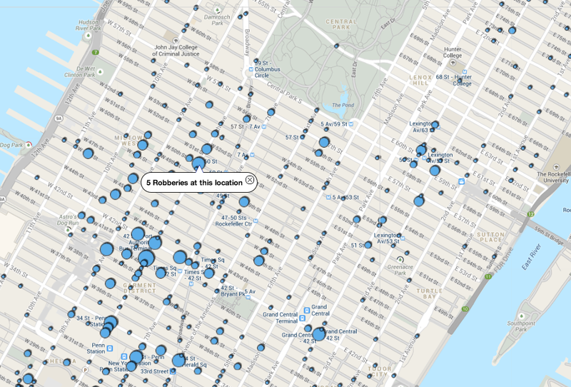 Illustration for article titled See How Murdery Your Neighborhood Is With the NYPD's Interactive Map
